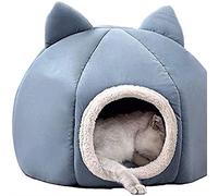 Cat Bed Cave Fluffy Igloo Pet Bed for Indoor Kittens and Small Dogs - Warm and Cozy House