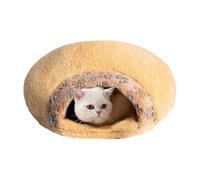 Cat Bed Cave for House Cats, Cat Sleeping Bag Bed, Cat Sleeping Bag, Hiding Cave Cat Bag - Soft, Semi-Closed, Warming Plush Cat Bed, Dog Cave for Pets Indoor and Outdoor Use