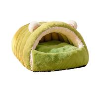 Cat Bed, Cave Nest with Soft Plush Design, Calming Pet Bed for Cats, Closed Soft Structure, Washable Material Feature, Sleeping Tool, Home Accessory for Dorm and Bedroom 23.62x17.72x13.78 Inches