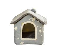 Cat Bed Cave, Plush Bed House For Kitten, 40x35cm/15.75x13.78 Inches Covered Kitten Beds, Soft Waterproof Winter Pet House For Resting, Sleeping