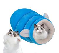 Cat Bed Cave Plush Dog House Warm Bed | Covered Dog Bed Pet Sleeping Bag for Home Cold Weather Snuggle Resting Indoor Outdoor Kitten Bunny Ferret