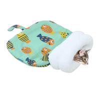 Cat Bed Cave Sleeping Bag - Cat Sleeping Bag, Kitten Heat Cushion Sack Bag, Soft Cat Bag, Large Plush Puppy Cave Cushion for Cats, Dogs, Puppies, Soft Cat Bag New Warm