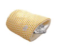 Cat Bed Cave Sleeping Bag, Cat Winter Sleeping Bag, Winter Pet Sleeping Bag, Round, Barrel-Shaped Cat Nest, Warm Deep Sleep Hamster Puppy Bed Cave