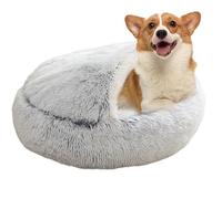 Cat Bed, Comfortable Shell Bed for Pet, Plush Covered Cat Kennel Beds, Hooded Warm Indoor Pet Bed for Winter Cold Weather