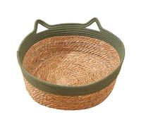 ＡＷＨＡＯ Cat Bed: Cozy And Relaxing Sleeping Basket for Felines And Tiny Pups, green 35cmx13cm