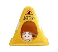 Cat Bed,Cozy Kitten Tent with Non-Slip Bottom | Plush Soft Calming Sleeping Warming Pet Tent House for Apartment Home Living Room Bedroom
