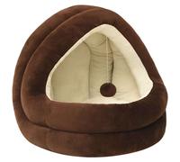 (brown, 50 x 50 x 45 cm) vidaXL Cat Bed Cushion Mattress Pet Basket Brown/Grey 40x40x35 cm/50x50x45 cm