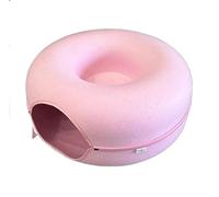 Cat Bed Dog Bed Cat Bed Cat Tunnel Nest Round Felt Cat Tube Play Toy Cat Tunnels For Indoor Cats Cat Maze Toy Appealing Pet Bed For Dog Cat(D,60 * 60 * 27cm)