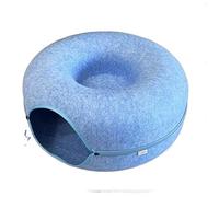 Cat Bed Dog Bed Cat Bed Cat Tunnel Nest Round Felt Cat Tube Play Toy Cat Tunnels For Indoor Cats Cat Maze Toy Appealing Pet Bed For Dog Cat(C,50 * 50 * 20cm)