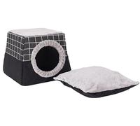 Cat Bed Dog Bed Geteawily Cat Sleeping Bag, Soft Shelter Self Warming Cat Bag Washable Plush, Cat Bed Sleeping Bag Keep Warm Fleece Cotton Inside for Autumn Winter Cats Kitten Dogs Pet Bed For Dog Cat