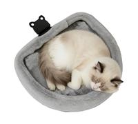 Cat Bed for Desk | Soft Foldable Washable Nest | Desk Kitten Bed for Indoor Cats - for Kitten Small Medium Large Indoor Home Game Table Wall Shelves Travel