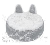 Cat Bed for Indoor Cats, Cat Bed Cave - Cat Bed House Cat Ear Cat Indoor Cabin | Cat Ears Cat Grooming Bed Furry Cat Crate Cushion, Removable Cat Nest Bed with Non-Slip Bottom for Cold Weather