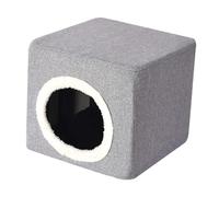 Cat Bed for Indoor Cats Cat House Hideaway Covered Cat Bed Cave Cat Stool Condo for Pet Supplies Cats Kitten Kitty Exercising, Blue(Gray)