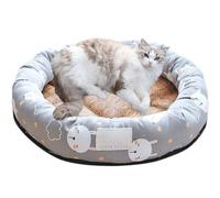 Cat Bed for Indoor Cats, Dog Pet Cooling Mat Cushion Pad Bed Summer Cool Down Comfortable Soft for Pets Small Dogs Kitten Kitty Puppy (Grey,Medium)