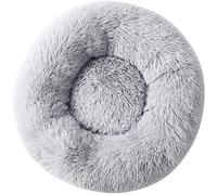 Cat Bed for Indoor Cats, Fluffy Donut Calming Dog Bed Kitten Bed for Puppies Indoor Bunny Pillow Cozy Comfortable Pet Bed for 3KG - A