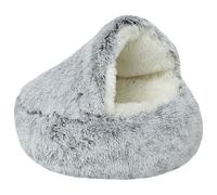 Cat Bed for Indoor Cats, Portable Fluffy Pet Bed, Durable Covered Bed for Pets, Soft and Comfortable Design, Suitable for Indoor Use