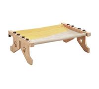 Cat Bed For Windowsill,Wooden Cat Bed Nesting Seat | Adjustable Cat Windowsill Nest, Cat Hammock Seat With Cushioned Bed Cover For Sleeping, Playing, Climbing