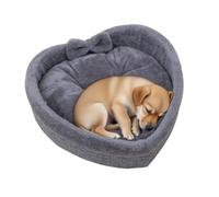 Cat Bed Heart-Shaped Ergonomic Warm Washable