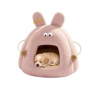 Cat Bed Hous - Plush Warm Cave Bed,Removable Mattress Pet Shelter, Windproof Sleeping Space,small Cat Shelter | Warm Plush Bunny Cave,for Outside Winter Sleeping Kitten Pet