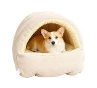 Cat Bed House - 45x30x19cm Comfortable Warm Kitten Cave Bed | Plush Warm Design | Comfortable Sleeping Cushion For Cats Dogs Kittens Puppies Indoor Bedroom Home