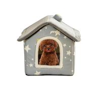 Cat Bed House, Cat Houses for Indoor Cats - Plush Kitten Bed House - Cat Beds Covered 40 x 35 cm/15.75 x 13.78 Inches, Winter Pet House