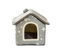 Cat Bed House, Cat Houses for Indoor - Semi-Closed Cat Bed Cave - Kitten Beds Covered 40 x 3 5 cm/15.75 x 13.78 Inches, Winter Pet House