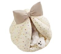 Cat Bed in Cave Shape, Partially Enclosed Soft Private Tunnel, Indoor Warm Cat Bed, for Outdoors, Winter, Outdoor, Home, Travel, Bedroom and Balcony