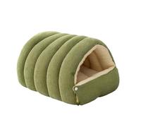 Cat Bed Monster Design with Cover Cave 360° Nesting Hideaway Pet Bed - Super Soft Indoor Cozy Bed for Cats and Dogs(Green,Large)