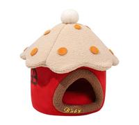 Cat Bed Mushroom | Pet House | Cozy Pet Bed for Cats, Puppy Bed with Removable Washable Cat Cushion
