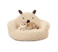 Cat Bed,Non-Slip Cozy Warming House,Cozy Indoor Cat House | for Christmas Winter Sleeping Outside Home Travel Bedroom Balcony