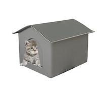 Cat Bed - Outdoor Foldable Dog Bed, Closed Tent Cold Resistant, Large Space, Foldable Warm Pet Cave for Winter | Waterproof Kitten Cave