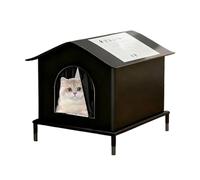 Cat Bed Outdoor - Waterproof Warm Winter Tent, Cold Resistant Closed Shelter | Large Space for Lost Pets, House, Patio, Porch, Backyard, Dog