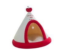 ＡＷＨＡＯ Cat Bed Pet Dog Snooze Tent Kennel Indoor Cat House Nest for Chihuahua Poodle Cats Pomeranian, S