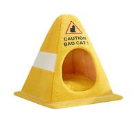 Cat Bed Plush Calming Sleeping Warming Pet Cuddler Tent House | Kitten Tent With Non-Slip Bottom Plush Calming Soft Sleeping Warming Cuddler Tent House Nest Furniture for Home Living Room