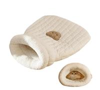 Cat Bed Sleeping Bag - Pet Cuddle Zone, Soft Washable Design | Cat Cave Sleeping Bag with Cute Bear Pattern, Easy Access Bed for Cats and Small Dogs, Ideal Pet Sleeping Space