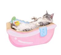 Cat Bed Small | Corrugated Paper Calming Nest - Bathtub-Shaped Cat Bed Sleeping Nest - for Kitten Puppy Small Dog Pet Home Decor Living Room Balcony Apartment Dorm Sleeping Play