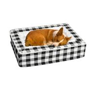 Cat Bed Soft Calming Warming Pet Cuddler Furniture | Washable Sleeping Puppy Bed for Living Room Crate Interior Bedroom Home