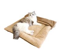 Cat Bed - Soft Foldable Mat - 4-Way Switchable Cat Cushion Sleeping Bed,for Kitten Puppy Small Dog Indoor Winter Fall Home Living Room Balcony Apartment Camping