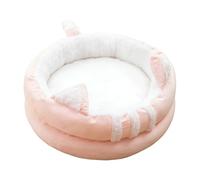 Cat Bed Soft Mouth Open Washable Cushion Cat Dome Bed Comfortable For Puppy Small Indoor Outdoor Home Winter Sleeping 72659