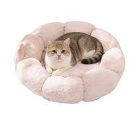 Cat Bed Soft Plush Anti-Slip Bottom Cushion | Plush 15.74 Inches Washable Cat Bed for Small Medium Sized Pets Dog Puppy Home Indoor Sleep