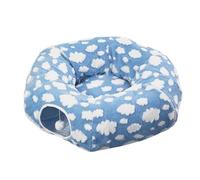 Cat Bed Tunnel, Detachable Washable Pet Nest,Cat Cave Donut Tunnel | for Sleeping Kitten Puppy Small Animal Dog Indoor Bedroom Living Room Balcony Apartment Dormitory Winter