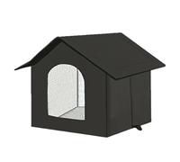 Cat Bed Warm Waterproof Pet House for Winter Specifications Insulation Structure Fluffy Cushion Dome Shape Safe Hiding Station Comfortable Resting Place M