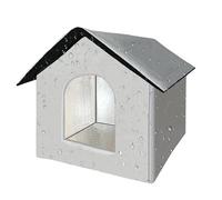 Cat Bed Warm Waterproof Pet House Winter Specifications Insulation Structure Cushion Dome Shape Safe Hiding Station Comfortable Rest Space Lightweight Portable Friendly