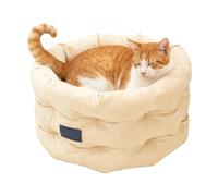 Cat Bed - Washable Raised Edge for Sofa and Couch, Non-Slip Base for Cat Bed with Warmth and Comfort - For Puppies and Kittens as well as for Christmas Winter as well as for Indoor Use