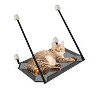 Cat Bed Window Perch - Hammock Hanger for Indoor Cats with Suction Cups, Hanging Rest Home Bedroom Apartment Balcony Patio