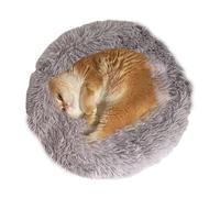 Cat Beds for House Cats, Round Doughnut Cuddly Dog Bed, Plush Round Cat Doughnut Cuddly Bed for Indoor Use, Doughnut Dog Bed, Pet Bed Mat for Sleeping, Sleeping, Nap and Out