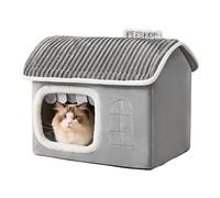 Cat Beds for Indoor Cats - Comfortable Indoor Cat House Cat Bed Cave - Washable Cat Bed House Reusable Sleeping Bed for Home Pet Shops