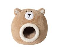 Cat Beds for Indoor Cats - Cute Cat Bed Cat Cave Bed, Soft Calming Pet Bed with Removable Washable Cushioned Pillow, Cat Hideaway for Kitten&Puppy, Small Dog (S)