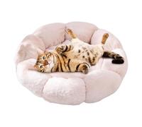 Cat Beds for Indoor Cats | Flower Warm Cat Cave Soft Cat Beds | Plush Pet Beds Washable Calming Cat Nest for Indoor Dogs, Small Cats & Pets