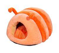 Cat Beds for Indoor Cats - Pet Tent Cave Bed, Semi-Covered Winter Bed for Pets, Animal Shape That Warms the Cosy Puppy House